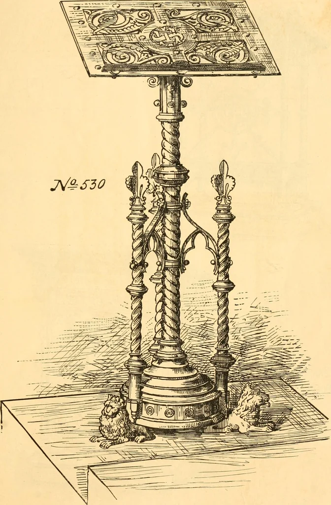 An illustration from Church metal work., 1887, leaf 20