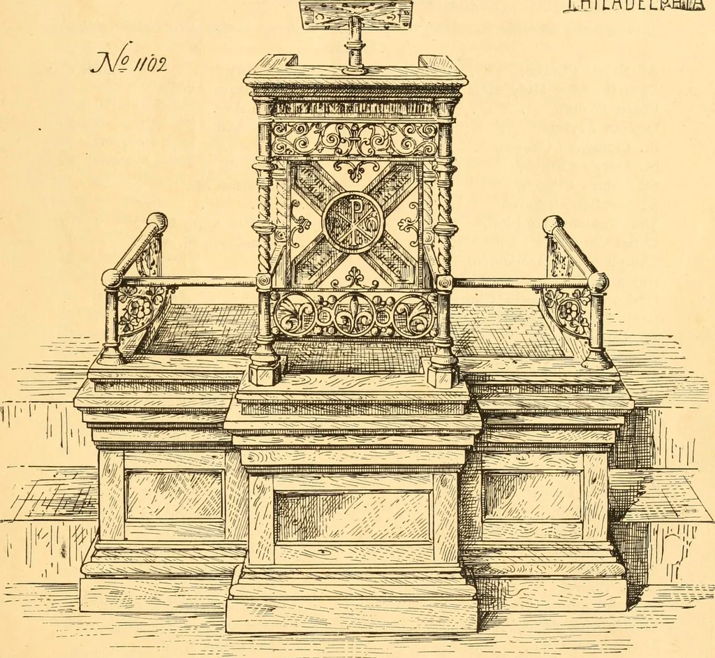 An illustration from Church metal work., 1887, leaf 8