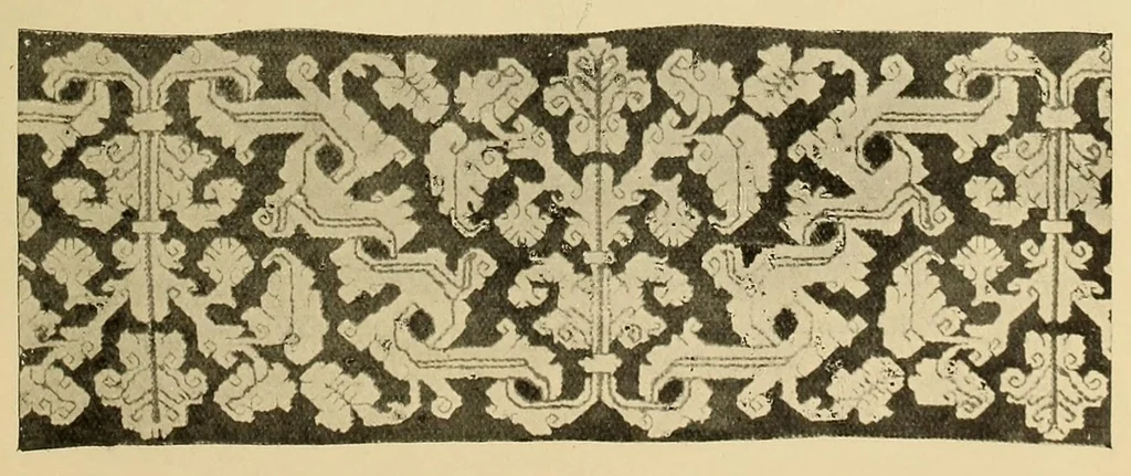An illustration from Church needlework; a manual of practical instruction, 1907, leaf 91