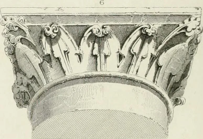An illustration from The history and antiquities of the cathedral church of Oxford : illustrated by a series of engravings, of views, plans, elevations, sections, and details of that edifice, with biographical anecdotes of the bishops and of other eminent persons connected with the church, 1821, leaf 35
