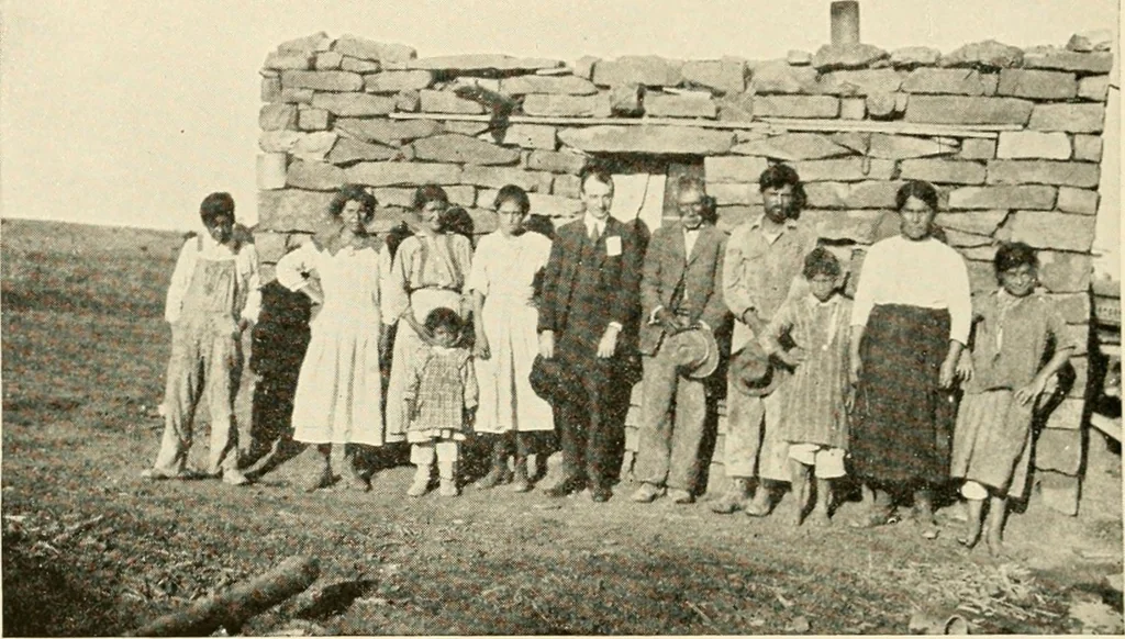 An illustration from The church on the changing frontier; a study of the homesteader and his church, 1922, leaf 113