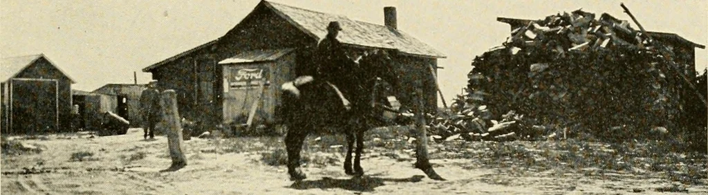 An illustration from The church on the changing frontier; a study of the homesteader and his church, 1922, leaf 30