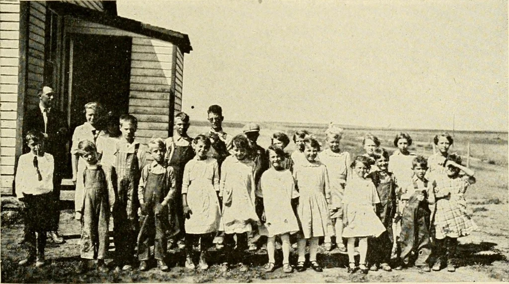 An illustration from The church on the changing frontier; a study of the homesteader and his church, 1922, leaf 30