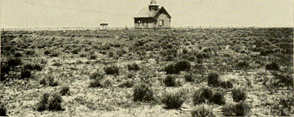 An illustration from The church on the changing frontier; a study of the homesteader and his church, 1922, leaf 60