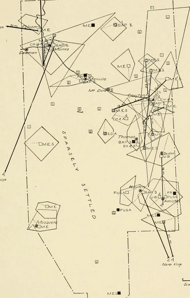 An illustration from The church on the changing frontier; a study of the homesteader and his church, 1922, leaf 64