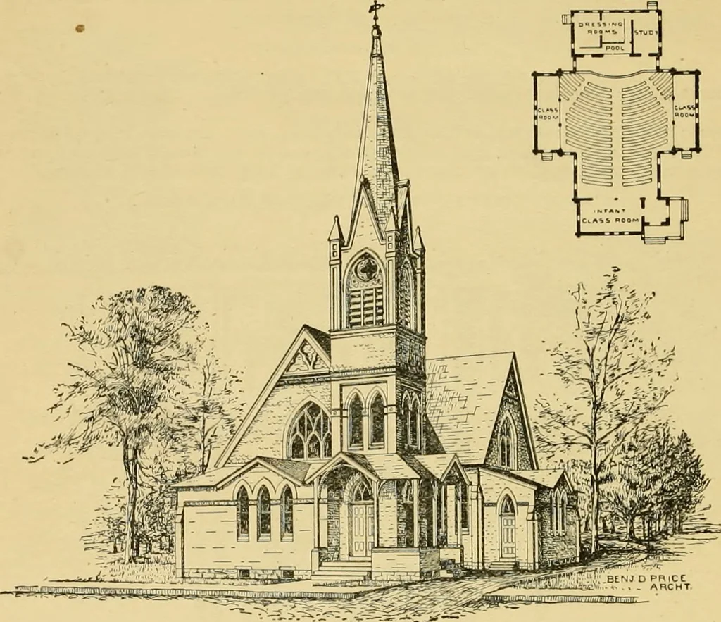 An illustration from Church plans., 1892, leaf 10