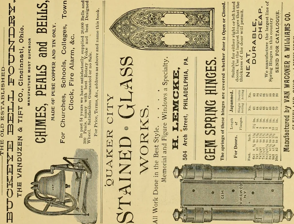 An illustration from Church plans., 1892, leaf 16