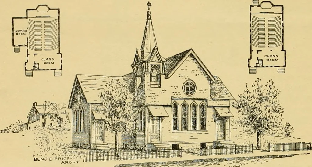An illustration from Church plans., 1892, leaf 6