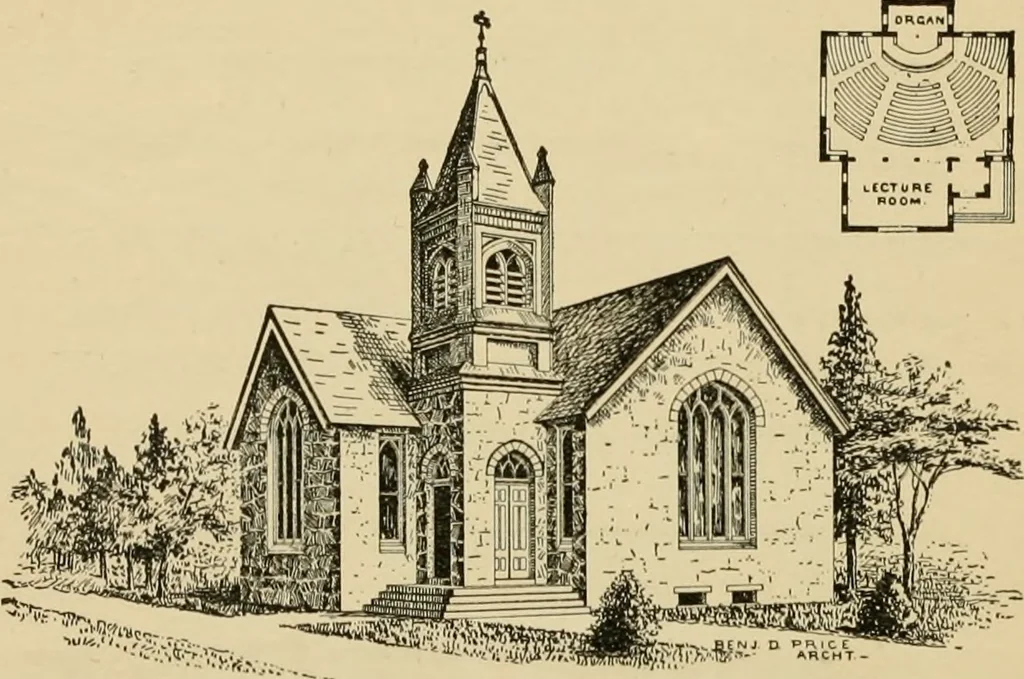 An illustration from Church plans., 1892, leaf 7