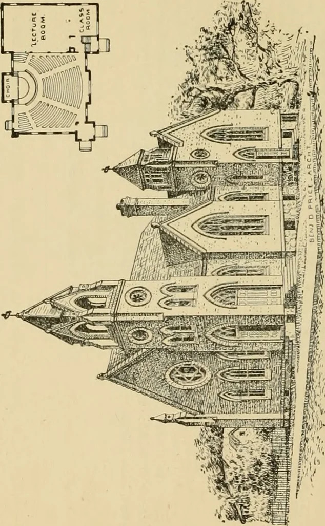 An illustration from Church plans., 1892, leaf 9
