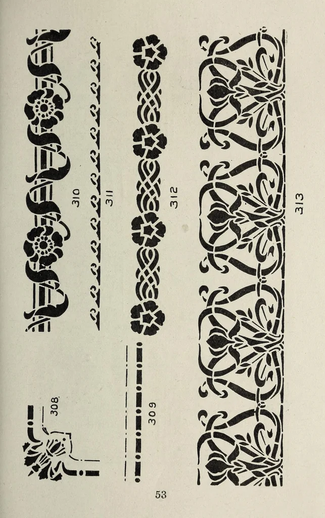 An illustration from Church's Alabastine and how to use it to the best advantage : usefull hints for practical workers, 1915, leaf 55