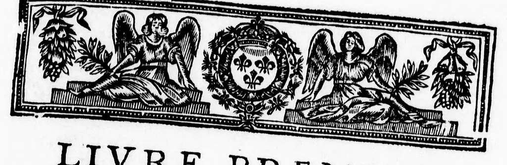 An illustration from Institution au droit françois par rapport à la coutume de Bretagne avec une dissertation sur le devoir des juges [microforme], 1693, leaf 104