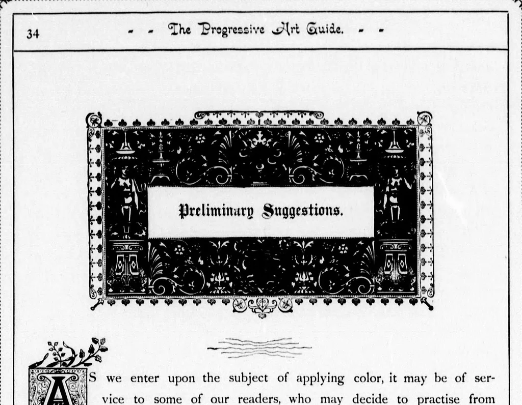 An illustration from The progressive art guide (without a teacher) [microform] : an entirely new method of self-instruction on modern arts, shown in their progressive stages of completion, 1888, leaf 38