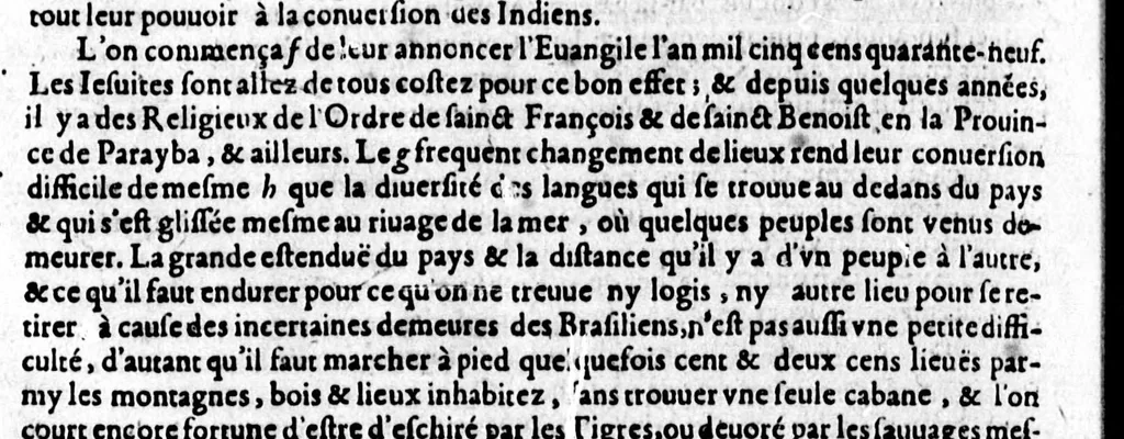 An illustration from Description générale de [sic] Amérique, troisième partie du monde [microforme] : auec tous ses empires, royaumes, estats, et républiques : où sont déduits & traictez par ordre leurs noms, assiette, confins, moeurs, richesses, forces, gouuernement & religion; et la généalogie des empereurs, roys, & princes souuerains, lesquels y ont dominé iusques à nostre temps, 1643, leaf 149