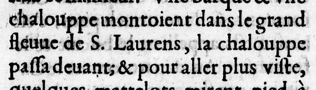 An illustration from Relation de ce qui s'est passe en la Nouvelle France, en l'annee 1633 [microforme] : envoyée au R.P. Barth. Iacquinot, provincial de la Compagnie de Jesus en la province de France par le P. Paul Le Jeune de la mesme compagnie, superieur de la résidence de Kebec, 1634, leaf 145