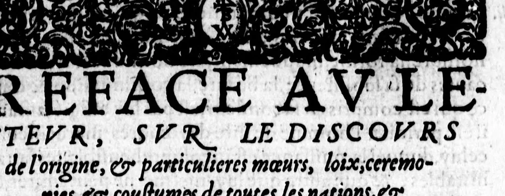 An illustration from L'histoire universelle du monde [microforme] : contenant l'entiere description & situation des quatre parties de la terre, la divisio & estenduë d'une chacune region & province d'icelles : ensemble l'origine & particulières moeurs, loix, coustumes, religion, & ceremonies de toutes les nations, & peuples par qui elles sont habitées : divisée en quatre livres, 1572, leaf 25