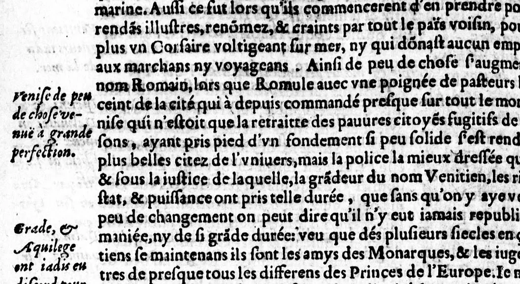 An illustration from L'histoire universelle du monde [microforme] : contenant l'entiere description & situation des quatre parties de la terre, la divisio & estenduë d'une chacune region & province d'icelles : ensemble l'origine & particulières moeurs, loix, coustumes, religion, & ceremonies de toutes les nations, & peuples par qui elles sont habitées : divisée en quatre livres, 1572, leaf 381