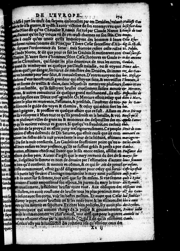 An illustration from L'histoire universelle du monde [microforme] : contenant l'entiere description & situation des quatre parties de la terre, la divisio & estenduë d'une chacune region & province d'icelles : ensemble l'origine & particulières moeurs, loix, coustumes, religion, & ceremonies de toutes les nations, & peuples par qui elles sont habitées : divisée en quatre livres, 1572, leaf 399