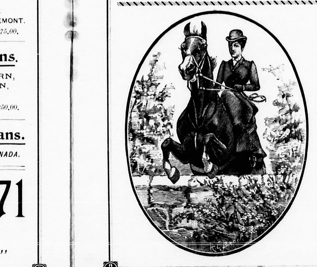 An illustration from Grand Opera House, London, Ont., programme [microform] : Wednesday and Thursday, Nov. 21st and 22nd, matinee Thursday, Thanksgiving Day, Samuel T. Jack's Famous Creole Co'y., the only bona fide Creole organization ., 1895, leaf 8