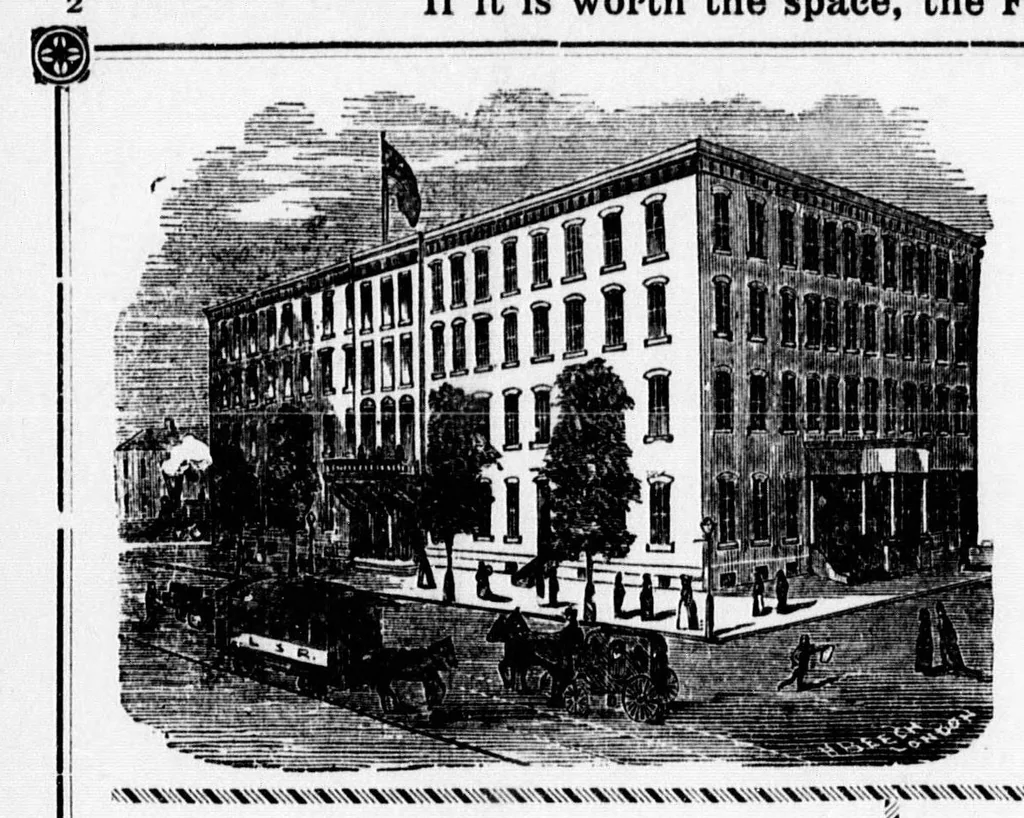 An illustration from Grand Opera House, London, Ont., programme [microform] : Monday evening, March 4th, return and farewell of Mr. Snazelle, the first part will consist of Lord Tennyson's beautiful and pathetic poem " Enoch Arden" (true till death) ., 1895, leaf 5