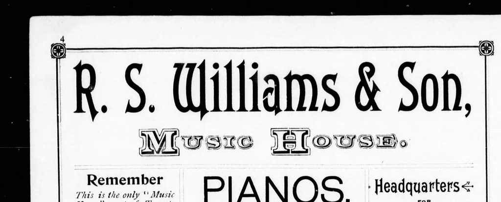 An illustration from Grand Opera House, London, Ont., programme [microform] : Monday evening, November 5th, the Watson Sisters, extravaganza and vaudeville company, headed by the peerless lyric artist Ida Siddons ., 1894, leaf 7
