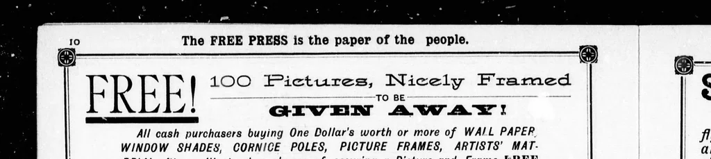 An illustration from Grand Opera House, London, Ont., programme [microform] : Monday, March 25th, 12th year of the attraction with a record, Gus Hill's Novelties ., 1895, leaf 13