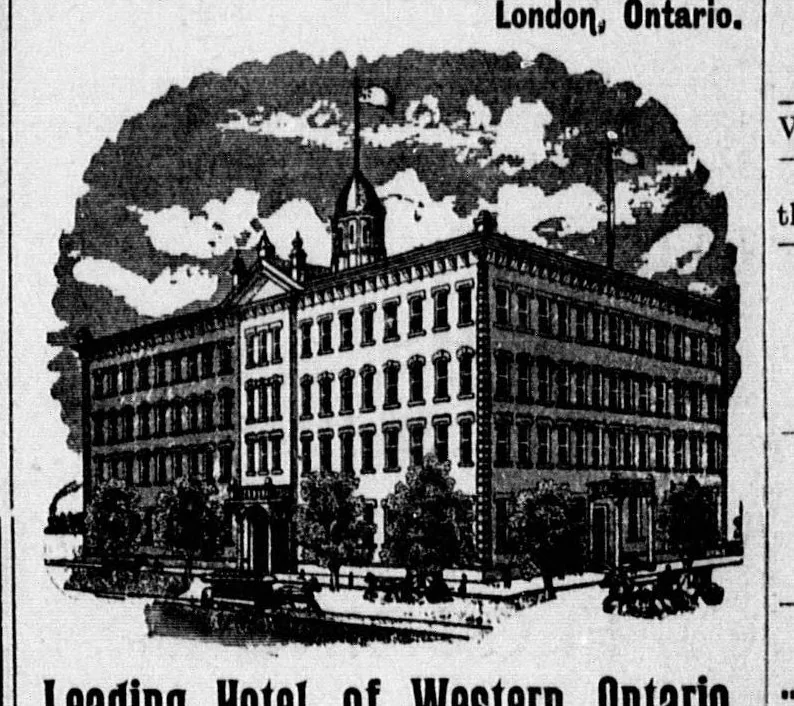 An illustration from Grand Opera House, London, Ont. [microform] : Friday, May 5th, 1893 : programme, The Gorman's High-Class Minstrels, proprietor and manager Frank T. Merritt ., 1893, leaf 6