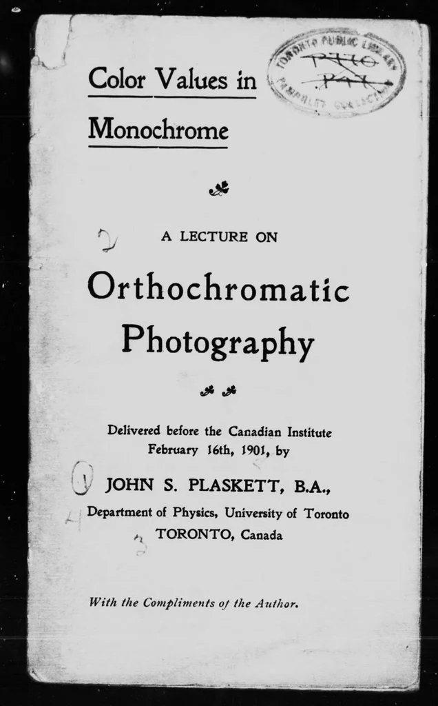 An illustration from Color values in monochrome [microform] : a lecture on orthochromatic photography delivered before the Canadian Institute, February 16th, 1901, 1901, leaf 4