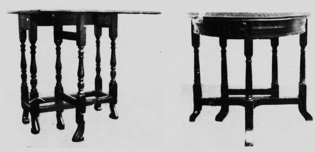 An illustration from Chats on cottage and farmhouse furniture [microform], 1911, leaf 111