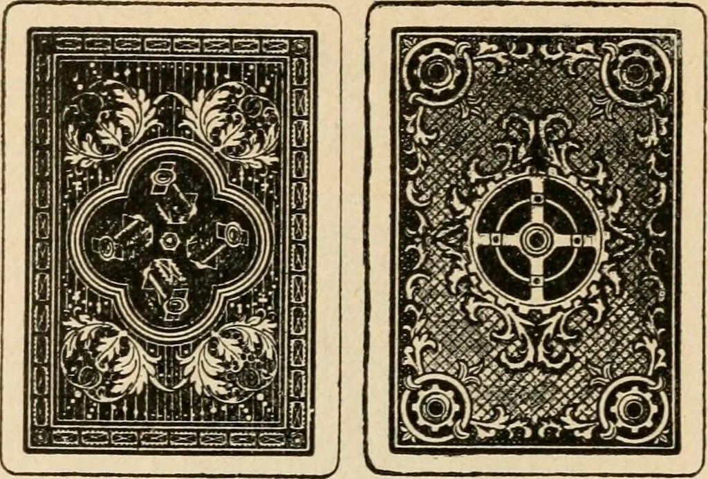 An illustration from Cinch or Pedro and how to play it., 1900, leaf 15