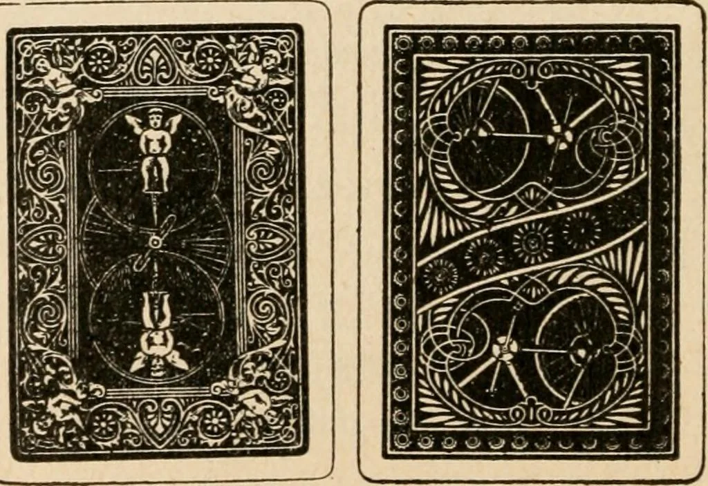 An illustration from Cinch or Pedro and how to play it., 1900, leaf 15