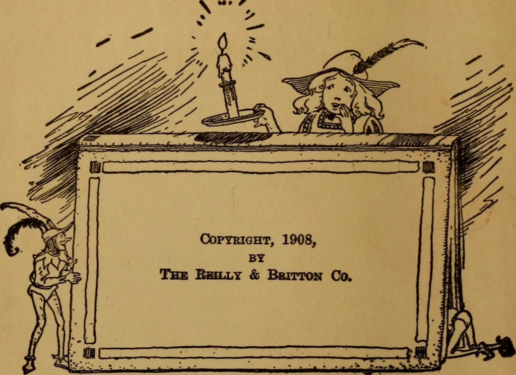 An illustration from Cinderella, or, The little glass slipper, 1908, leaf 11
