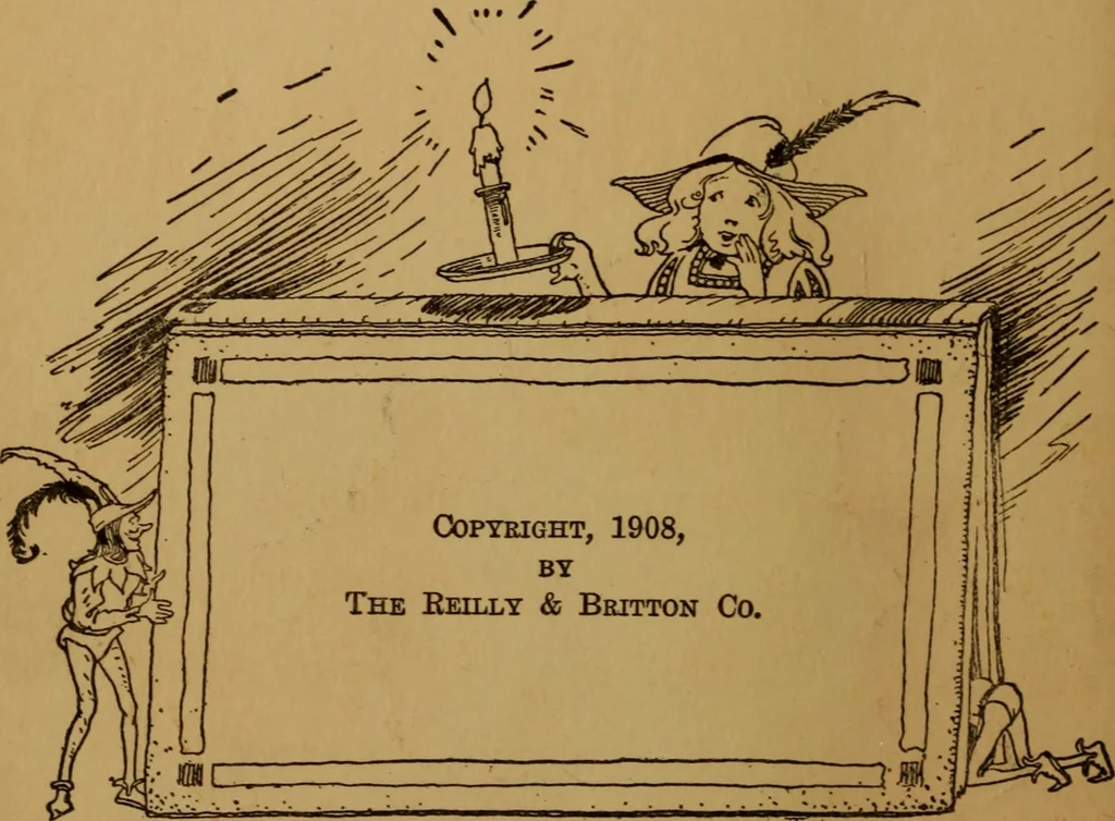 An illustration from Cinderella, or, The little glass slipper, 1908, leaf 35