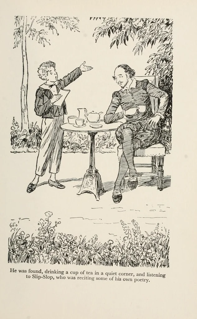 An illustration from Cinderella's garden, 1927, leaf 117