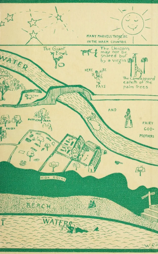 An illustration from Cinderella's garden, 1927, leaf 145
