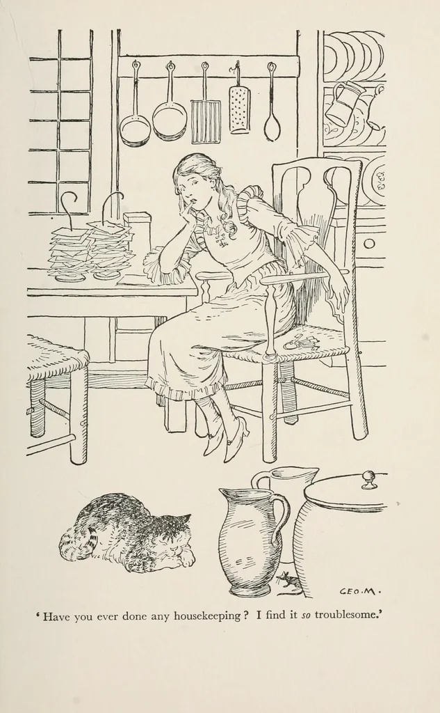An illustration from Cinderella's garden, 1927, leaf 47