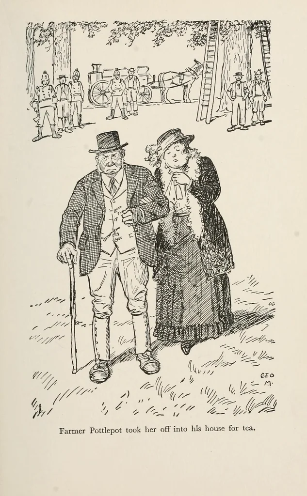 An illustration from Cinderella's garden, 1927, leaf 65