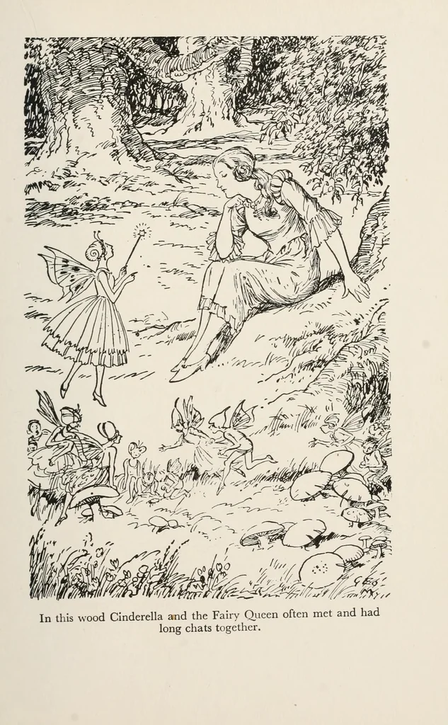 An illustration from Cinderella's garden, 1927, leaf 93