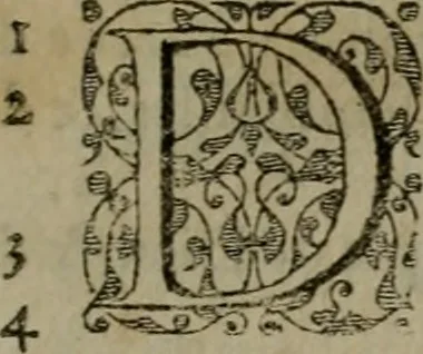 An illustration from Cinq decades, qui sont cinqvante sermons ... Contenans les principavx poincts & lieux communs de la religion chrestienne, nouuellement reueus & corrigez sur l'exemplaire Latin .., 1564, leaf 18