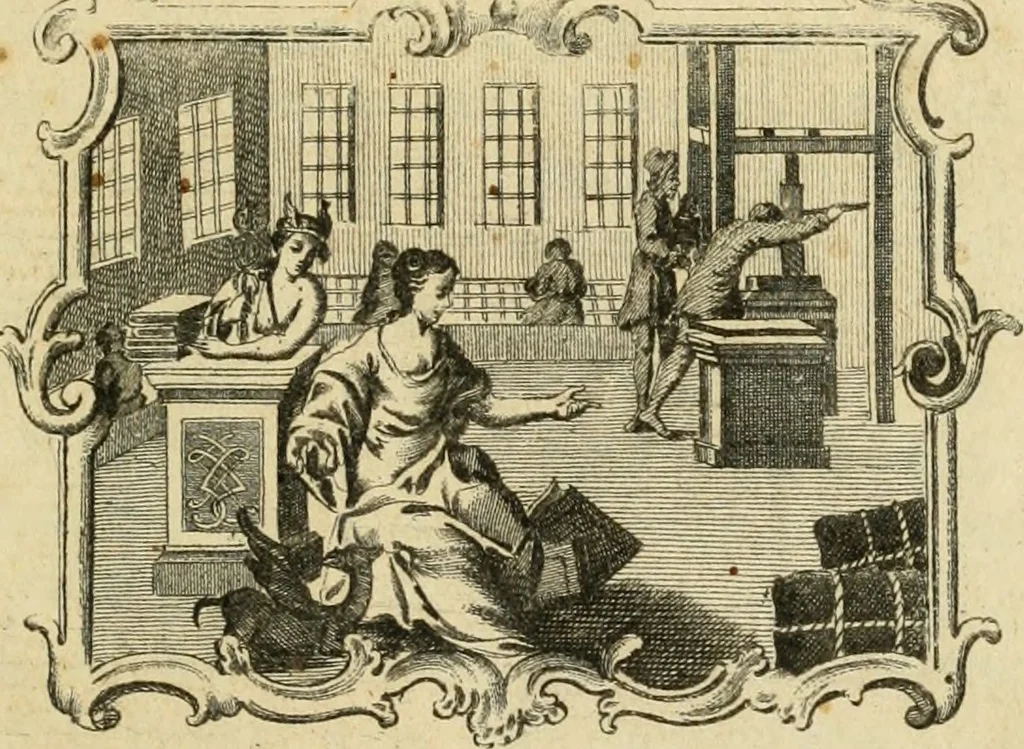 An illustration from I cinque ordini di architettura di Andrea Palladio : esposti per un' esatta istruzione di chi ama e coltiva questa billa utilissima arte, 1784, leaf 4