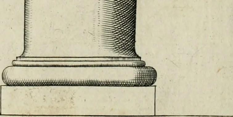 An illustration from Regola delli cinqve ordini d' architettvra, 1602, leaf 21