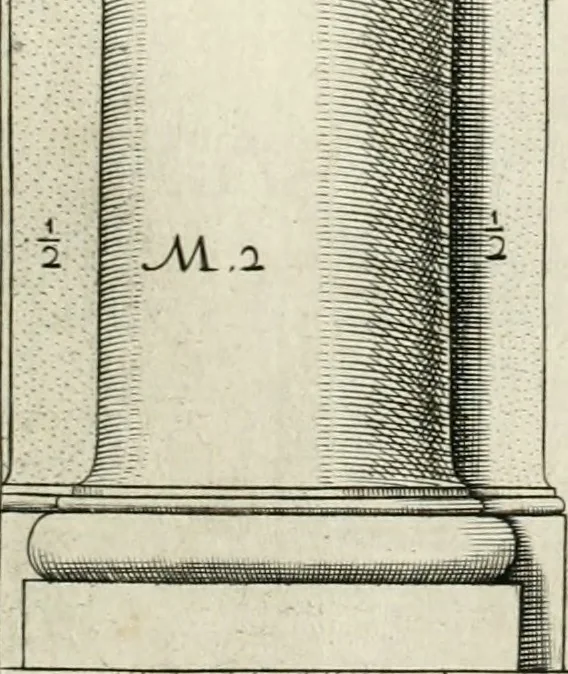 An illustration from Regola delli cinqve ordini d' architettvra, 1602, leaf 22
