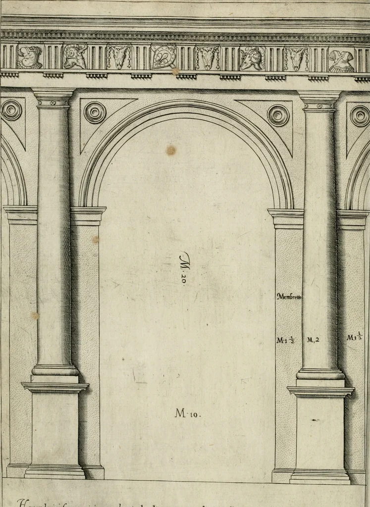 An illustration from Regola delli cinqve ordini d' architettvra, 1602, leaf 25