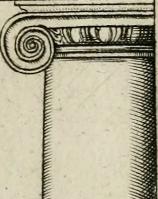 An illustration from Regola delli cinqve ordini d' architettvra, 1602, leaf 33