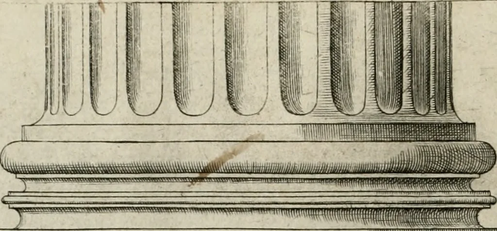 An illustration from Regola delli cinqve ordini d' architettvra, 1602, leaf 57