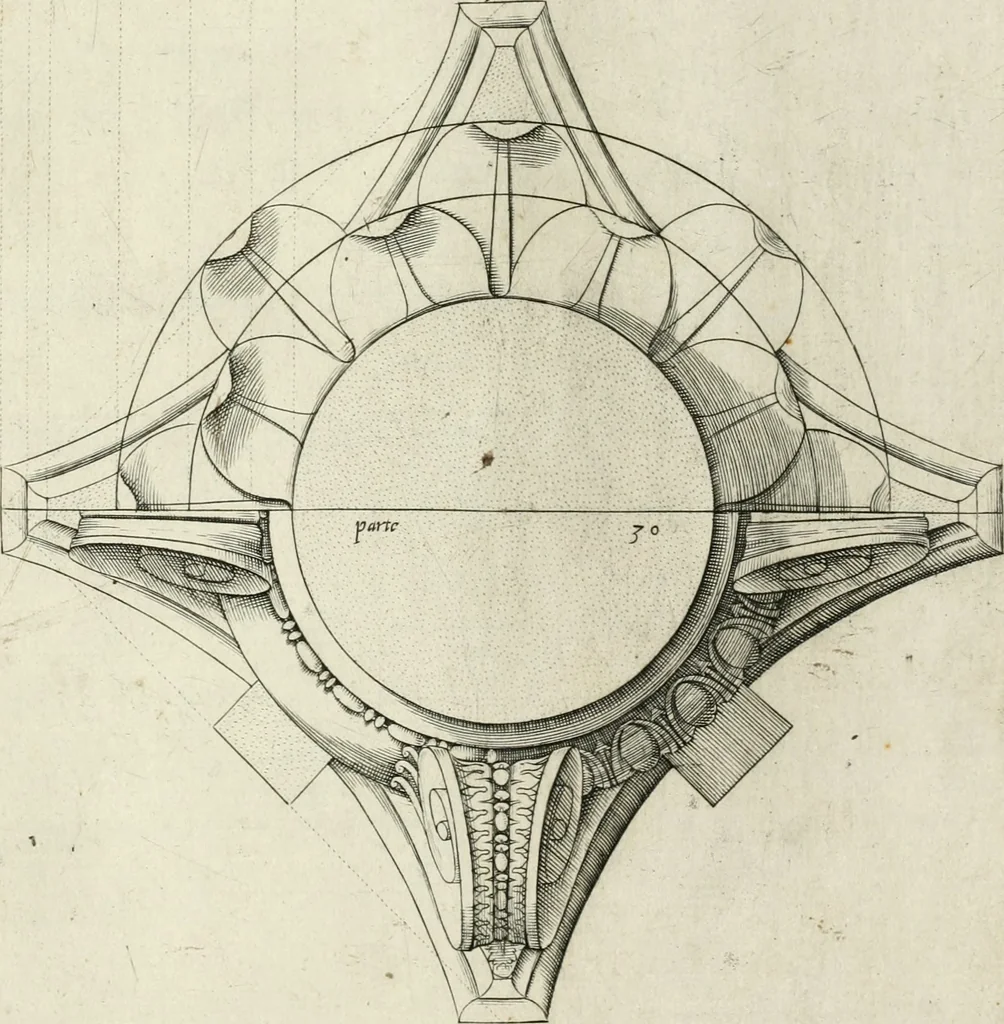 An illustration from Regola delli cinqve ordini d' architettvra, 1602, leaf 58