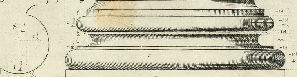 An illustration from Regola delli cinqve ordini d' architettvra, 1602, leaf 62