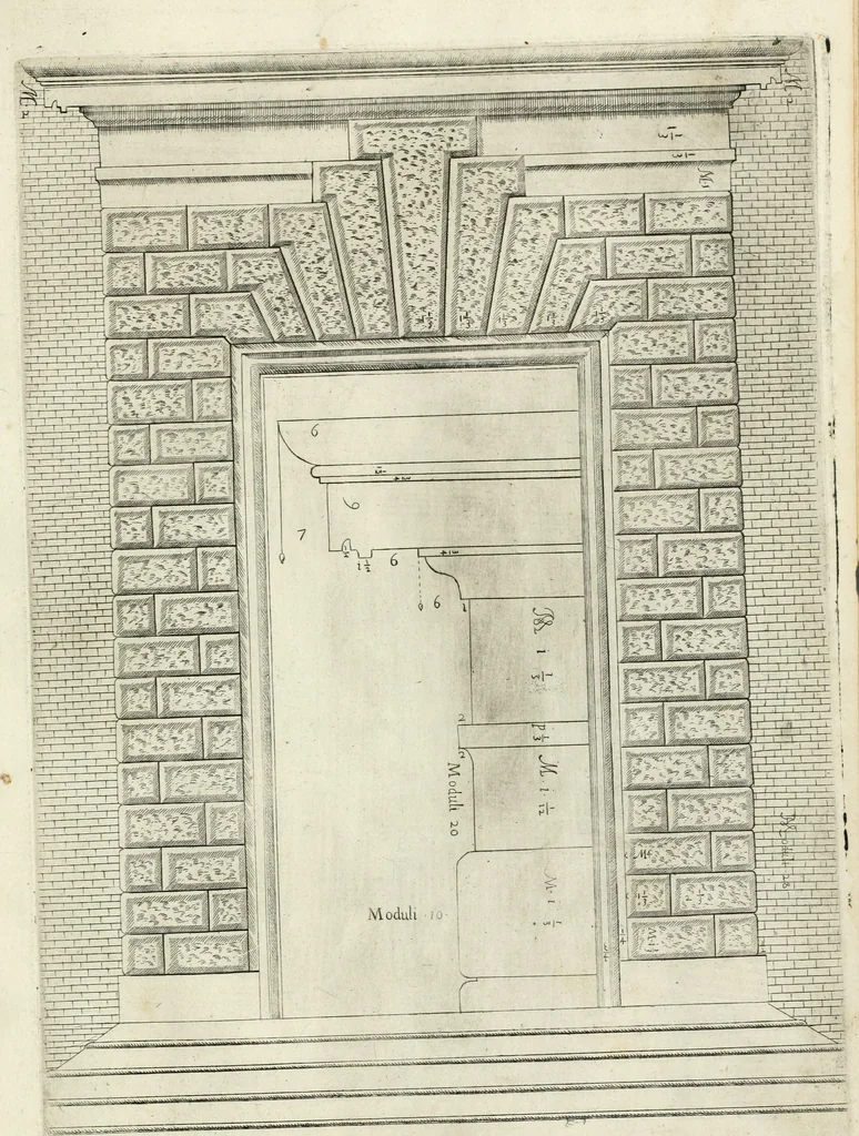 An illustration from Regola delli cinqve ordini d' architettvra, 1602, leaf 70