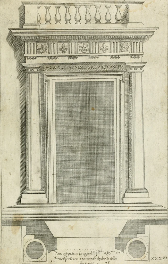 An illustration from Regola delli cinqve ordini d' architettvra, 1602, leaf 74