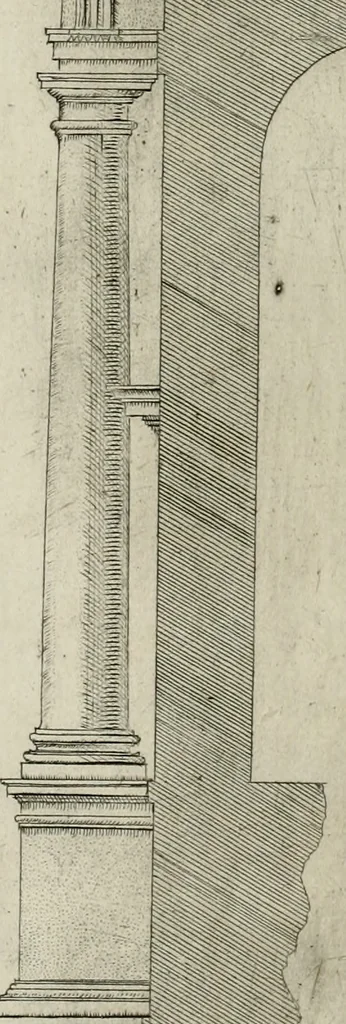 An illustration from Regola delli cinqve ordini d' architettvra, 1602, leaf 81